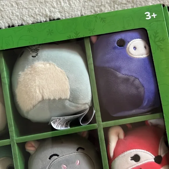 Squishmallow ornaments 2024 NIB🐶🦛🐱🐮 - Picture 5 of 10
